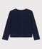 Cardigan aus Bio-Baumwolle für Mädchen blau SMOKING