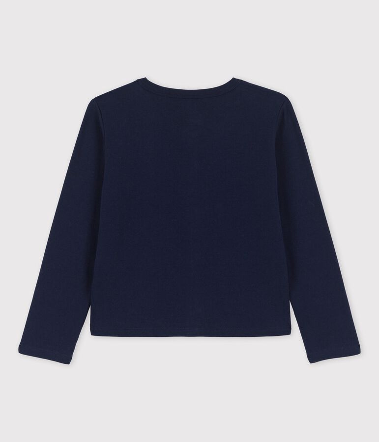 Cardigan aus Bio-Baumwolle f&uuml;r M&auml;dchen blau