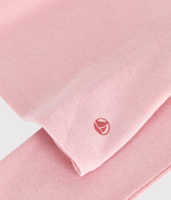 Langärmeliges Damen-T-Shirt L’Iconique aus Baumwolle rosa JOLI