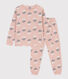 Kinderpyjama aus Molton für Mädchen