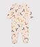 Babypyjama aus Baumwolle mit Printmotiv weiss AVALANCHE/ MULTICO