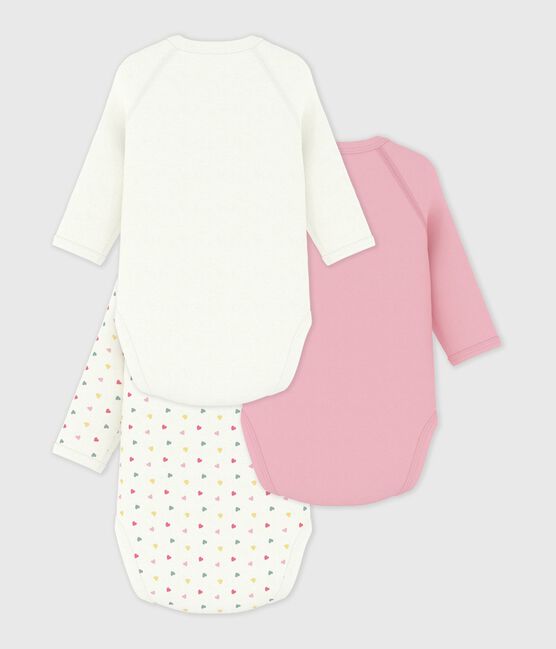 Set langärmeliger Wickelbodys aus bedruckter Baumwolle variante 1