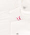 „Petit Coeur“-Pyjama aus Baumwolle weiss MARSHMALLOW