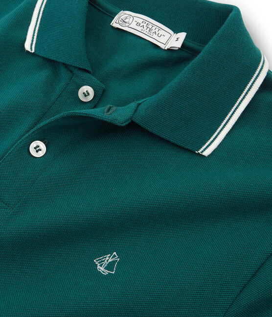 Kurzärmeliges poloshirt herren grün PINEDE