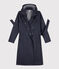 Trenchcoat mit Kapuze für Damen blau SMOKING