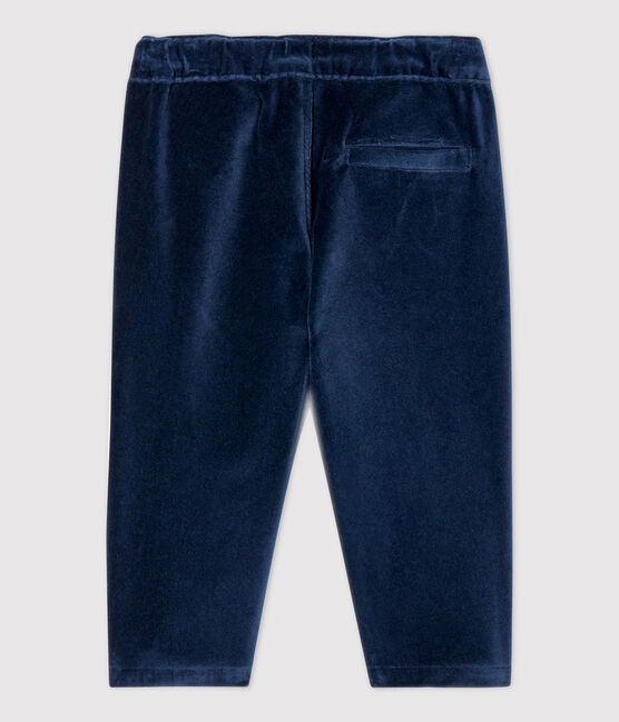 Baby-Cordhose für Jungen blau SMOKING