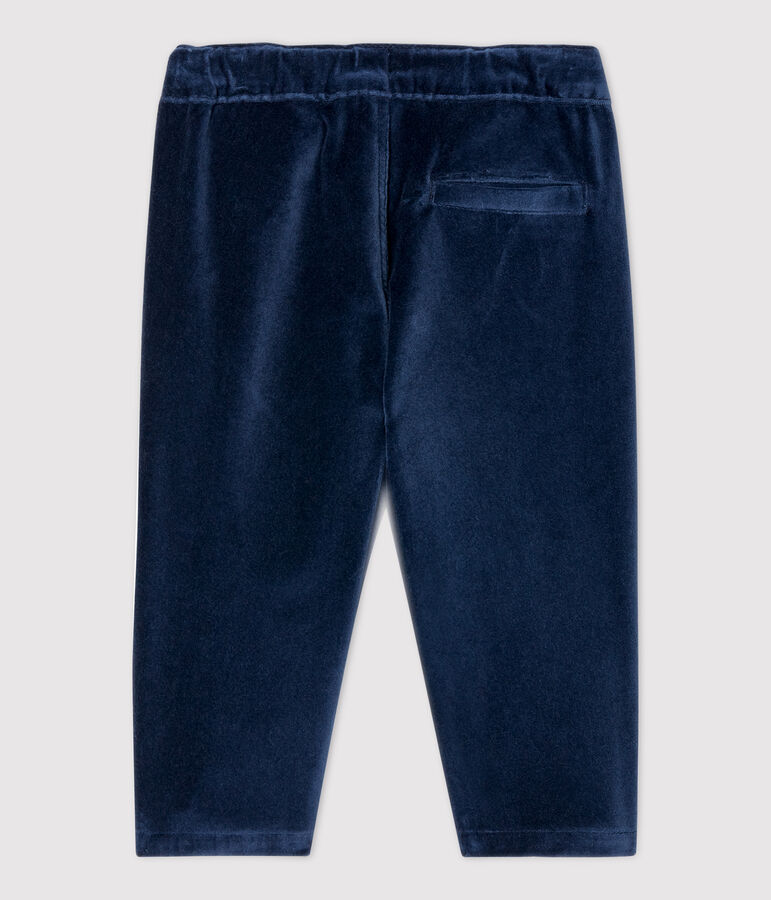 Baby-Cordhose f&uuml;r Jungen blau SMOKING