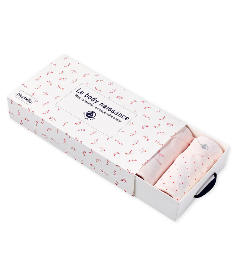 Set mit 5 lang&auml;rmligen Bodys f&uuml;r Neugeborene variante 2