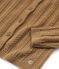 Cardigan aus Wolle/Baumwolle braun BRINDILLE