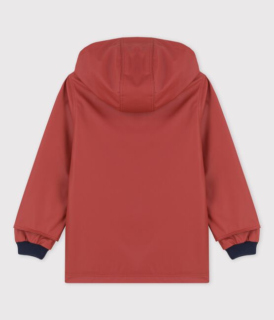 KLASSISCHE KINDER-REGENJACKE AUS RECYCELTEM MATERIAL braun OMBRIE