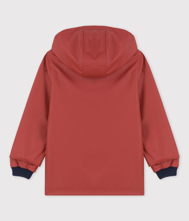 KLASSISCHE KINDER-REGENJACKE AUS RECYCELTEM MATERIAL braun