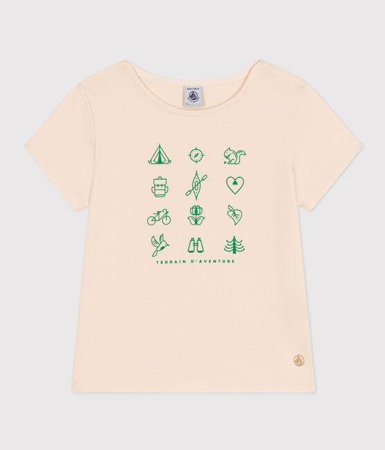 Mädchen-T-Shirt aus leichtem Jerseystoff AVALANCHE/ PRADO
