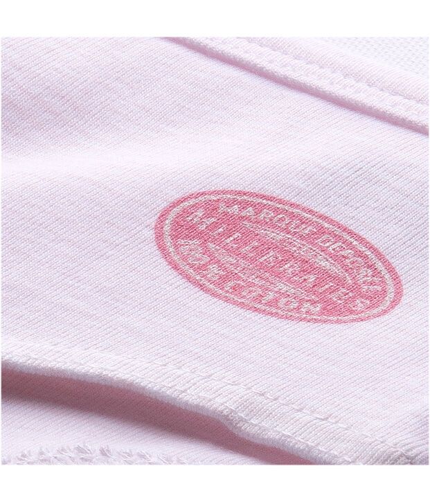 Ringelgestreifte M&auml;dchen Shorts rosa/weiss