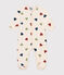 Baby Overall-Pyjama aus Fleece weiss AVALANCHE/ MULTICO