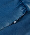 Langbeinige Baby-Latzhose aus Jeansstoff mit Elastan.  blau BLEU DELAVE