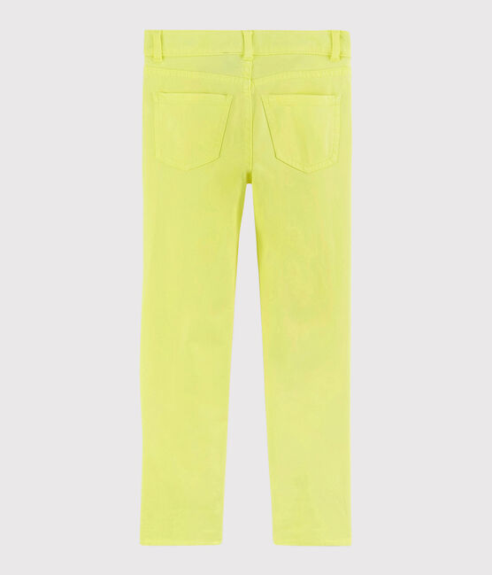 Kinderhose aus Sergestoff für Jungen gelb CITRONEL