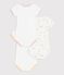 Lot de 3 bodies manches courtes en coton vielfarbig