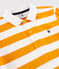Kurzärmeliges Kinder-Poloshirt aus Jersey für Jungen gelb TEHONI/weiss MARSHMALLOW