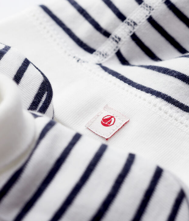Zweiteiliges gestreiftes Baby-Set aus Bio-Baumwolle vielfarbig