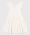 Kinderkleid in Broderie Anglaise für Mädchen weiss MARSHMALLOW