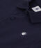 Kurzärmeliges Kinder-Poloshirt aus einfarbiger Baumwolle  blau SMOKING