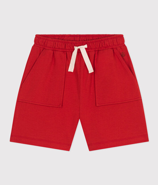 Kinder-Short aus Baumwolle für Jungen rot AURORA