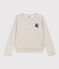 Sweatshirt aus Molton für Damen grau BELUGA CHINE