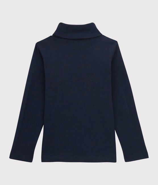 Kinder-Unterziehpullover aus Baumwolle für Mädchen / Jungen blau SMOKING