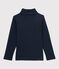 Kinder-Unterziehpullover aus Baumwolle für Mädchen / Jungen blau SMOKING