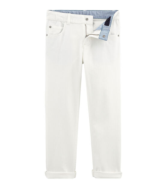 Kinderhose für Jungen weiss MARSHMALLOW