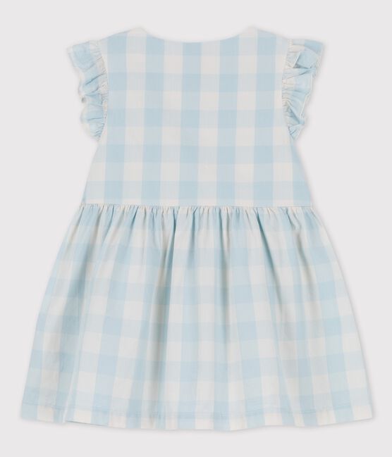 Baby-Kleid aus Popeline mit Vichy-Karos BOLDAIR/ MARSHMALLOW