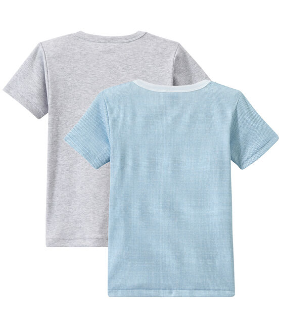 Jungen-Kurzarmshirts im 2er-Set weiss LOT