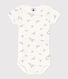 Kurzärmeliger Baby-Body aus Baumwolle mit Print