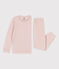 Kinderpyjama aus Frottee rosa SALINE