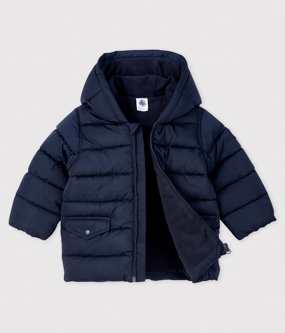 Gesteppter Baby-Anorak für Jungen blau SMOKING