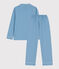 Kinderpyjama aus Jersey für Jungen blau AZUL