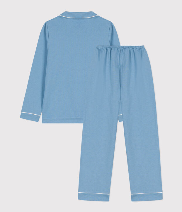 Kinderpyjama aus Jersey f&uuml;r Jungen blau