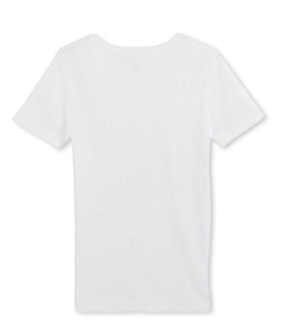 Kurzärmeliges t-shirt v-ausschnitt herren weiss ECUME