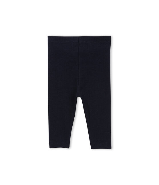 Einfarbige Baby Mädchen Leggings blau Abysse