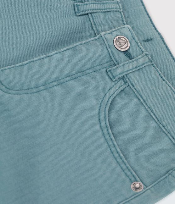 Denim-Shorts für Mädchen grün BRUT