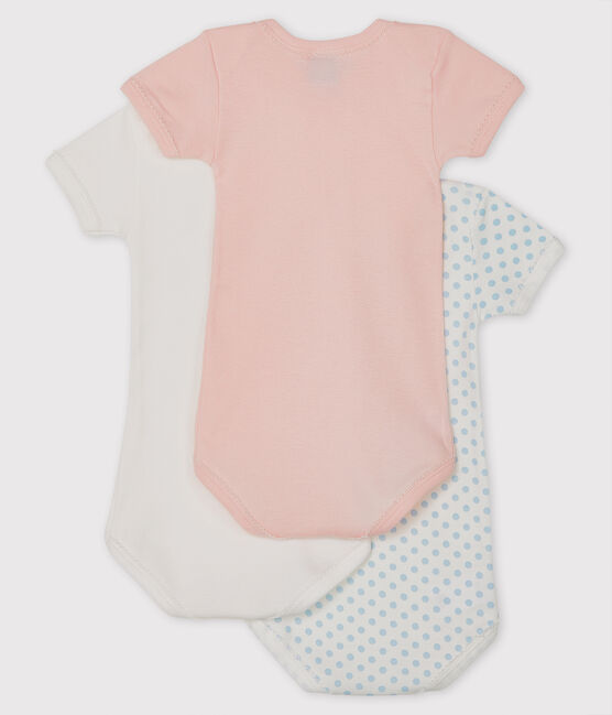 3er-Set kurzärmelige Baby-Bodys für Mädchen variante 1
