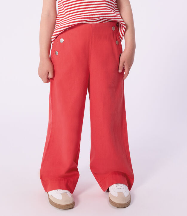 Kinder-Hose aus Denim rot