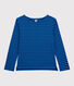 Baumwoll-T-Shirt mit Marinestreifen Damen