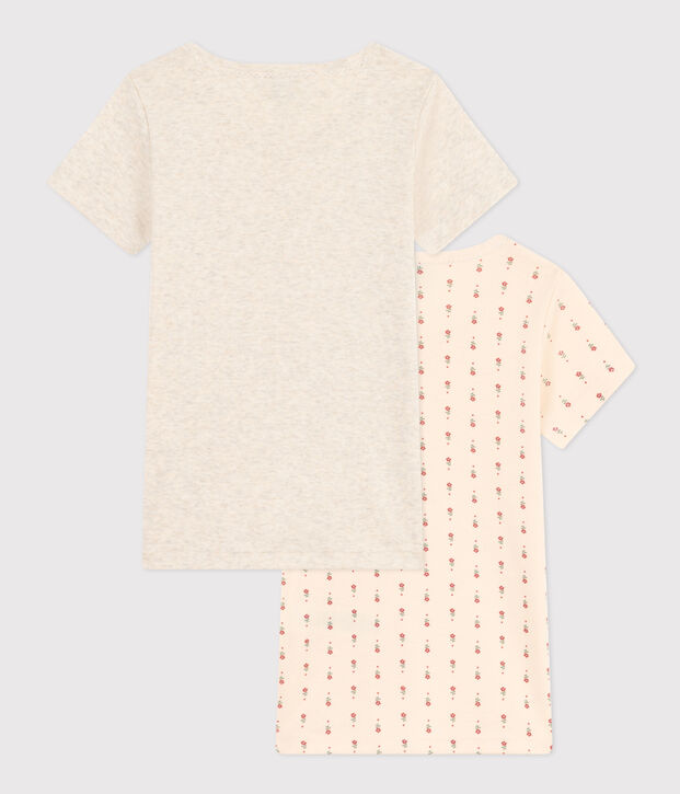 2er-Set Kurz&auml;rmelige Kinder-T-Shirts aus Baumwolle vielfarbig