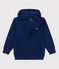 Kapuzen-Sweatshirt für Mädchen und Jungen blau MEDIEVAL