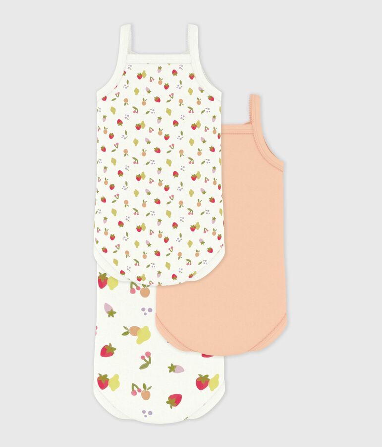 3er-Set Baby-Tr&auml;gerbodys aus Baumwolle vielfarbig