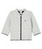 Baby-Cardigan aus gestepptem Doppeljersey für Jungen grau BELUGA CHINE CN