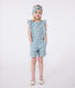 Ärmelloser Kinder-Overall mit Blumenmuster