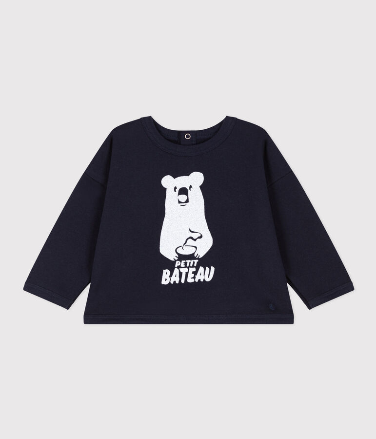 Baby-Sweatshirt aus Molton blau