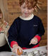 Sweatshirt mit Printmotiv aus Molton